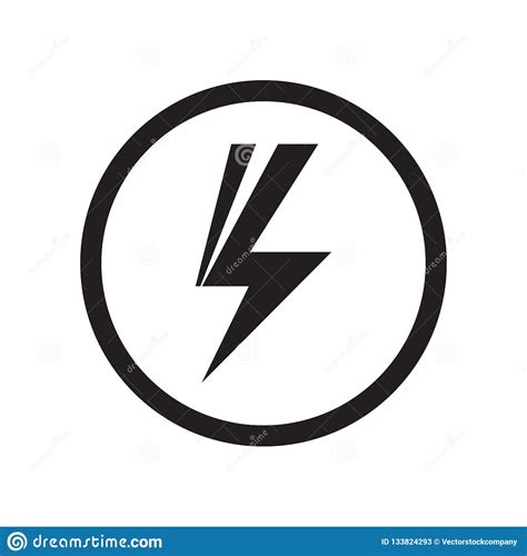 shock sign icon vector sign  symbol isolated  white background shock sign logo concept