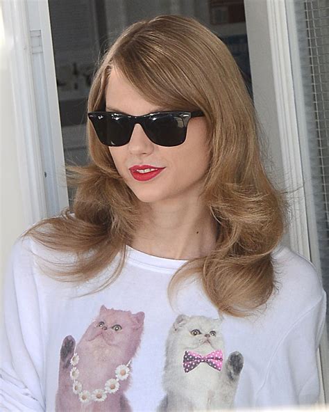taylor swift tried something different with her hair yesterday—what do