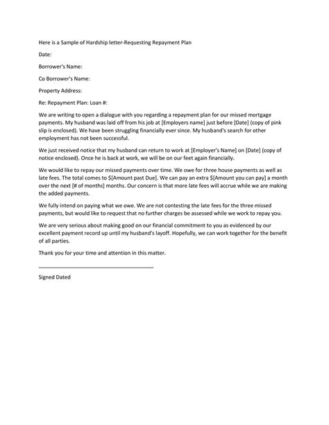 loan payoff letter template