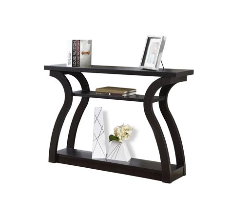 Monarch Specialties Accent Table 47 L Cappuccino Hall