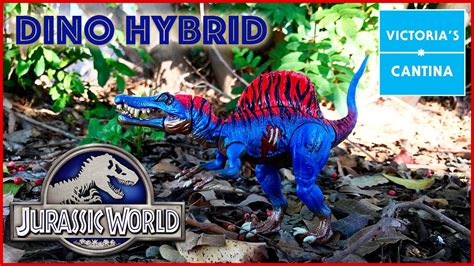 Jurassic World Dino Hybrid Spinosaurus Review Youtube