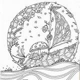 Coloring Pages Adult Colouring Mandala Ausmalbilder Bubble Malvorlagen Adults Sailing House Erwachsene Forest Ausmalen Basford Buch Wenn Tiere Skizzieren Mal sketch template