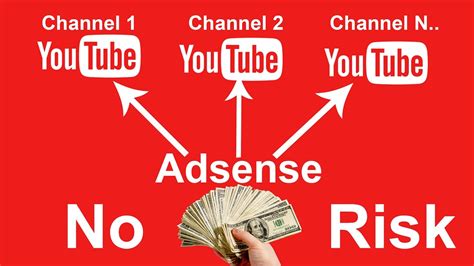 risk  linking multiple youtube channels   adsense account