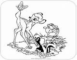 Bambi Flower Disneyclips Thumper sketch template