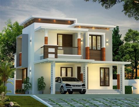 sq ft bhk contemporary style  storey house   plan  lacks home pictures