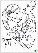 Coloring Nutcracker Pages Christmas Barbie Popular Print sketch template