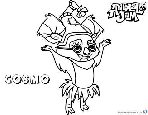 animal jam coloring pages printable horse animal jam coloring page