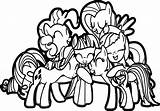Coloring Pages Group People Hug Pony Little Imagine Crowd Getcolorings Color Falcons Atlanta Printable sketch template