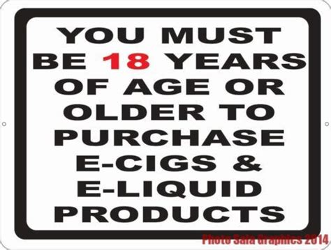 years  age  older  purchase  cigs vape  sign  images storefront