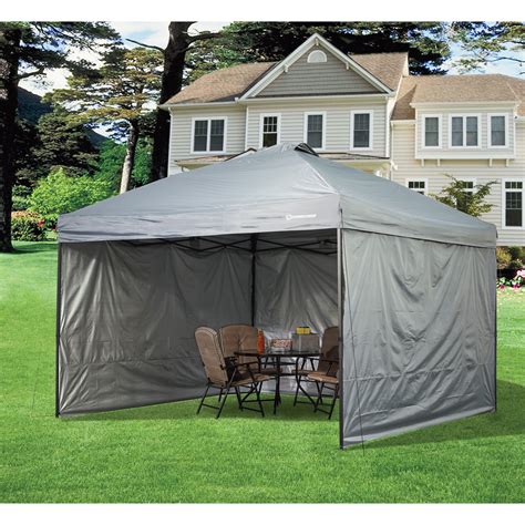 strongway straight leg outdoor canopy tent side wall ft  ft northern tool