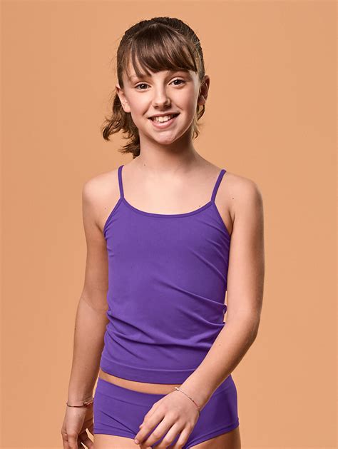 girls camisole purple focenza