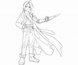 Elric sketch template