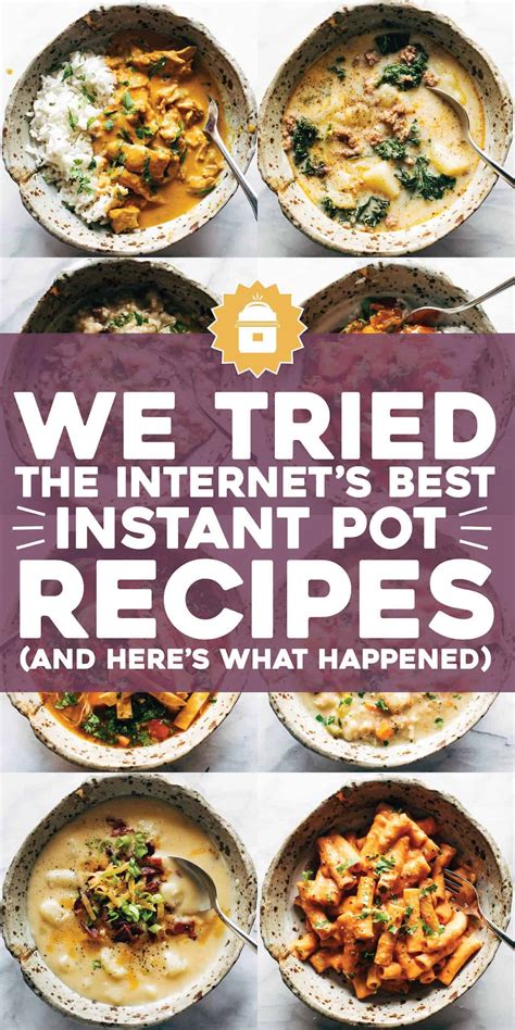 internets  instant pot recipes