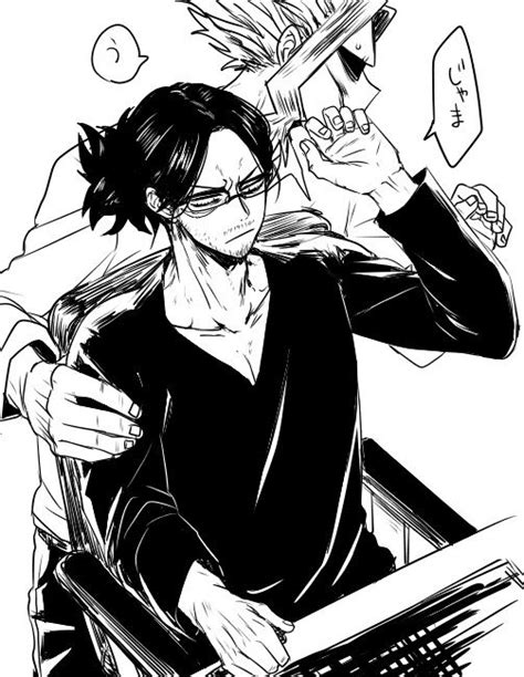 7 Best All Might X Aizawa Images On Pinterest My Hero