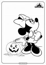 Minnie Printable Witch Coloringoo sketch template