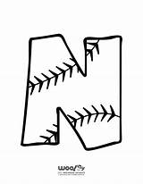 Baseball Letters Printable Alphabet Letter Jr Activities Kids Woojr Crafts Print Woo Softball Craft Decorations Lettering Font Drawing Clip Abc sketch template