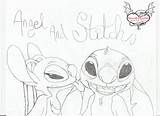 Coloring Stitch Angel Pages Stich Drawing Lilo Printable Color Print Getdrawings Getcolorings Deviantart Comments sketch template