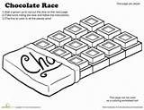 Chocolate Coloring Designlooter 6kb 232px sketch template