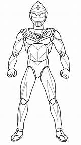 Ultraman Mewarnai Mewarna Orb Belial Getdrawings Kartun sketch template