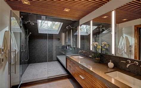 modern spa  master bath drury design
