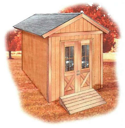 gable roof shed plan