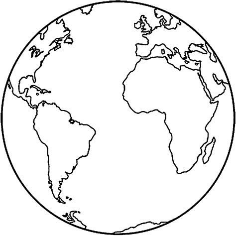 globe coloring page earth coloring pages earth drawings earth day