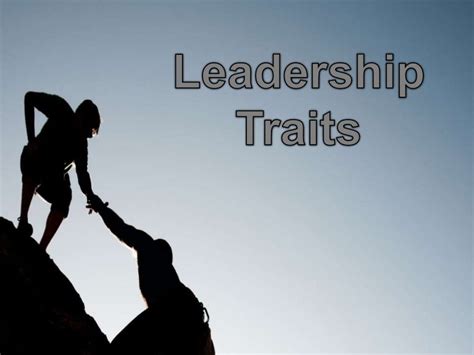traits of a leader