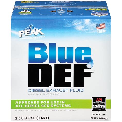 bluedef  gal diesel exhaust fluid def  home depot