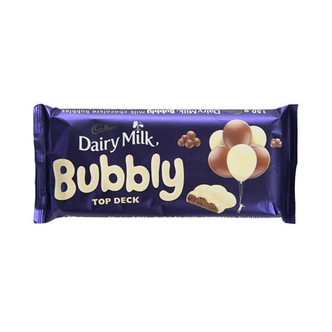 cadbury dairy milk bubbly top deck   woolworthscoza