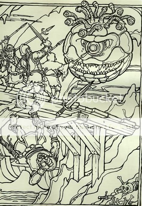 amazing coloring pages dungeons  dragons printable coloring pages