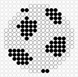 Bead Beads Perler Hama Soccer Patterns Football Template Strijkkralen Pegboard Square Loom Using Made Melting sketch template