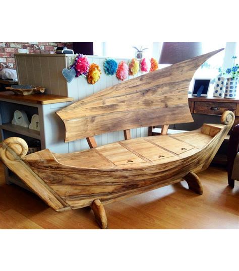 teak boat bench geoff crust furniture