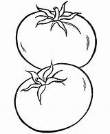 Tomatoes Coloring Pages sketch template