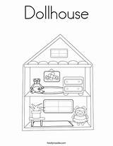 Dollhouse sketch template