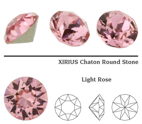 Genuine Swarovski 1088 Xirius Chaton Round Stones Crystals Many