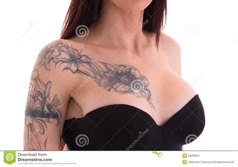 beautiful tattooed woman
