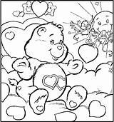 Coloring Care Pages Bears Kids sketch template