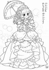 Chibi Magique Getcolorings Jaksuka Shojo ドレス sketch template