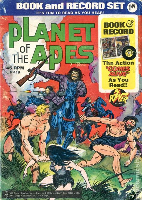 Planet Of The Apes Power Record Set 1974 Comic Books