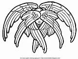 Cherub Seraphim Seraph Angelic Cherubim Winged Lineart sketch template