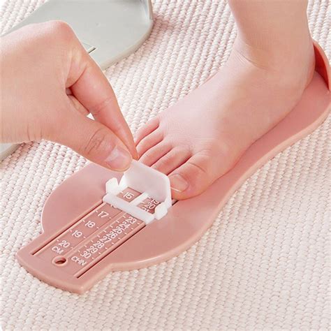 infant feet measure kid shoes size measuring ruler baby child foot