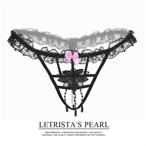 pearl string panties women sexy lingerie crotchless hot erotic sexy