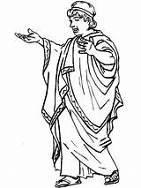 Coloring Pages Ancient Roman Rome Senator Emperor Color War Google Getcolorings Keresés Romano Typical Megnyitás Library Clipart Popular sketch template