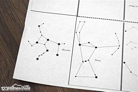 constellations mini book  homeschool