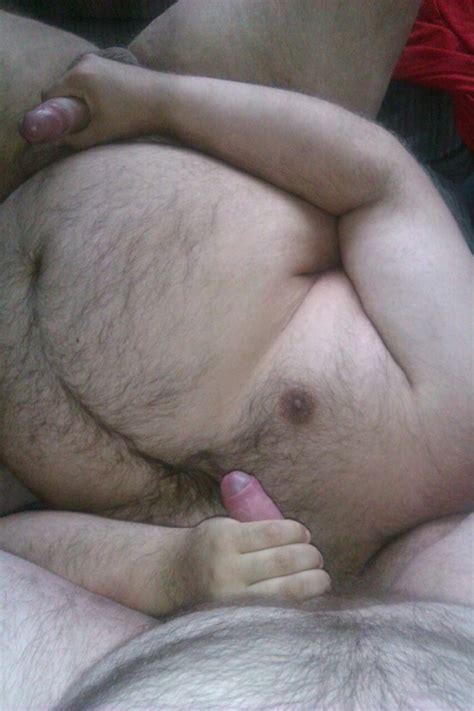 two big chubs playing with uncut cock chubby cum