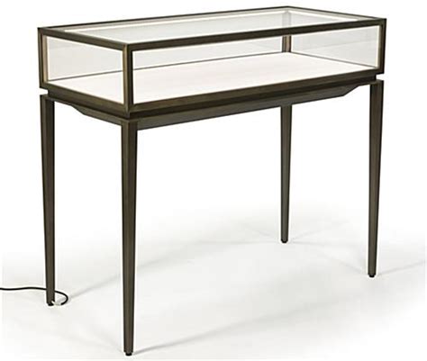 Modern Jewelry Display Table Tapered Legs