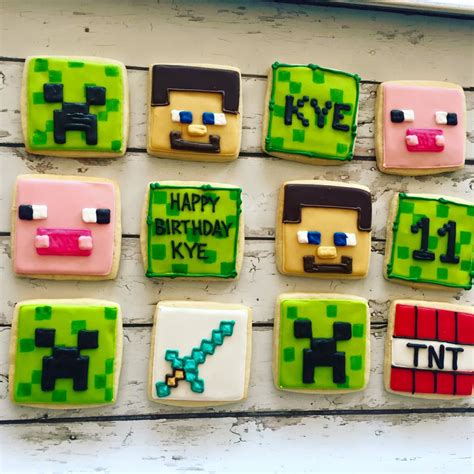 minecraft cookies hayley cakes  cookieshayley cakes  cookies
