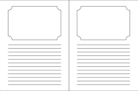 book folding template    printables printablee