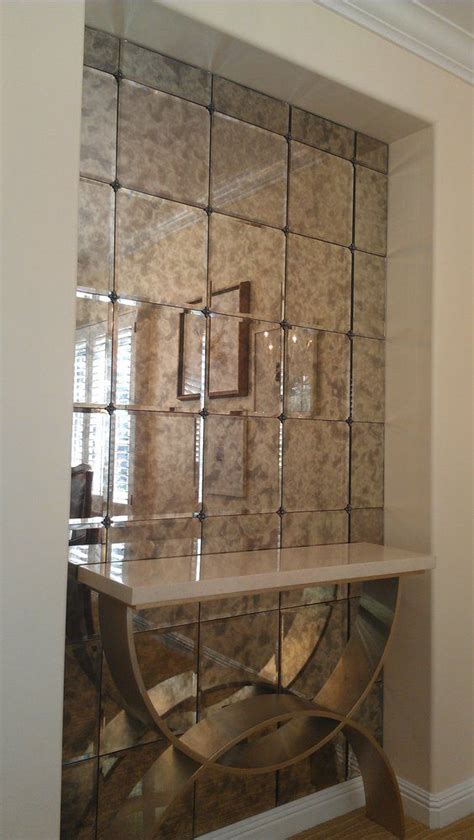 innovative glass works  antique mirror tiles wall mirror decor