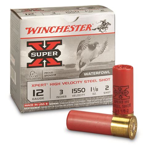 Winchester Xpert Steel 12 Gauge 3 1 1 8 Oz Waterfowl Shotshells